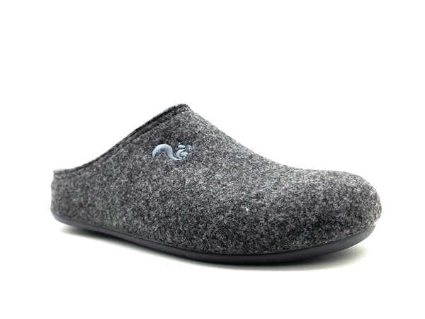 Nat 2 Thies Thies 1856 ® Recycled PET Slipper Vegan Dark Grey