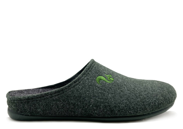 nat 2 thies thies 1856 ® Recycled PET Slipper vegan forest green