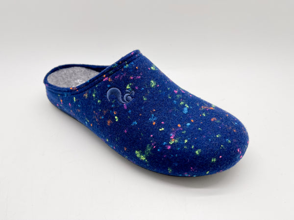 Nat 2 Thies Thies 1856 ® Recycled PET Slipper Vegan LED Navy