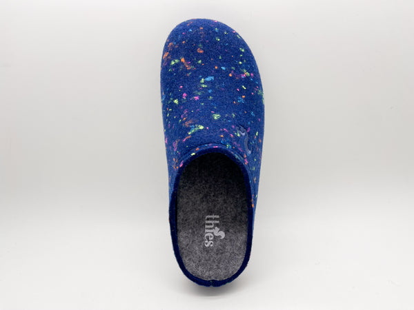 Nat 2 Thies Thies 1856 ® Recycled PET Slipper Vegan LED Navy