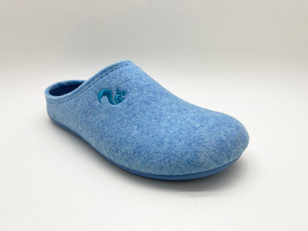 Nat 2 Thies Thies 1856 ® Recycled PET Slipper Vegan Light Blue
