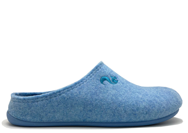 nat 2 thies thies 1856 ® Recycled PET Slipper vegan light blue