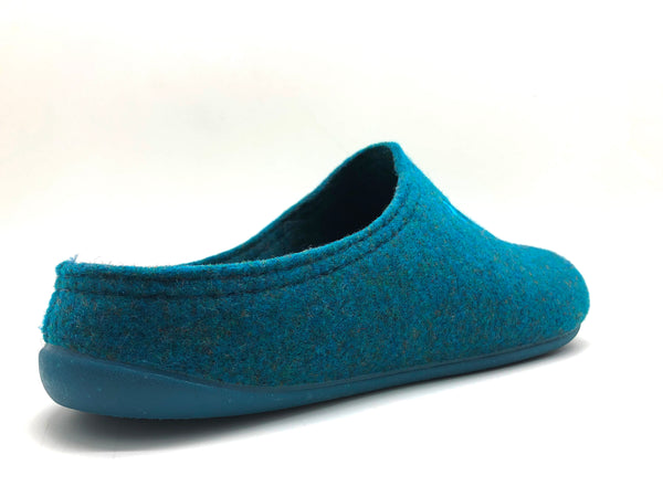 Nat 2 Thies Thies 1856 ® Recycled PET Slipper Vegan Petrol