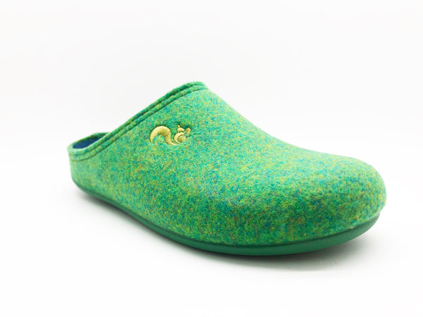 Nat 2 Thies Thies 1856 ® Recycled PET Slipper Vegan Verde Green