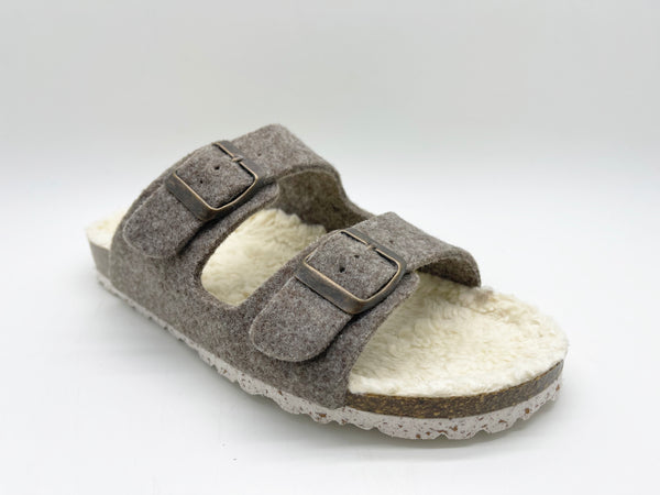 Nat 2 Thies Thies 1856 ® Recycled Plush PET Bio Sandal Vegan Light Brown