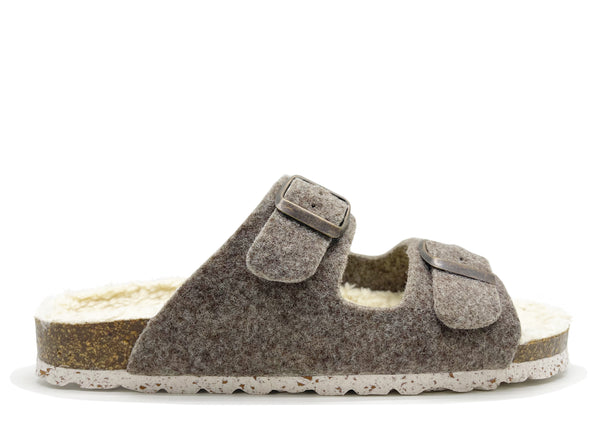 nat 2 thies thies 1856 ® Recycled Plush PET Bio Sandal vegan light brown