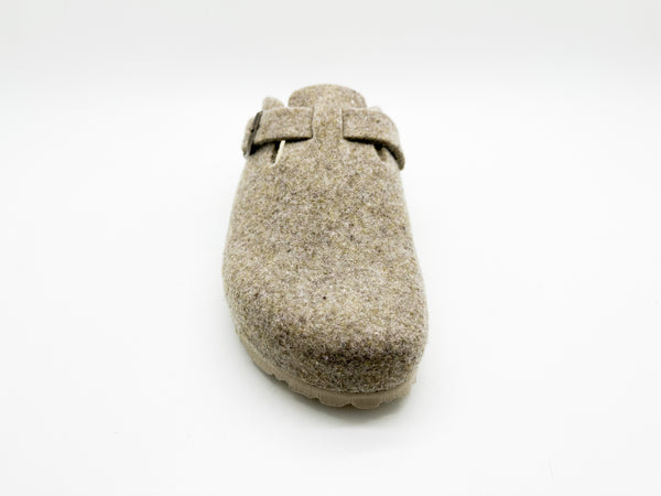 Nat 2 Thies Thies 1856 ® Recycled Wool Clog Light Brown