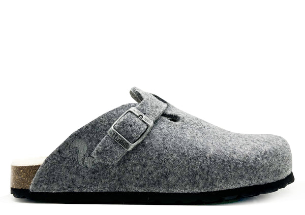 nat 2 thies thies 1856 ® Recycled Wool Clog light grey