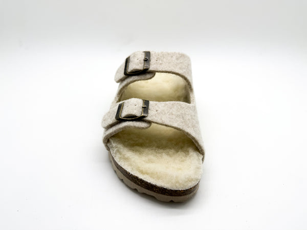 Nat 2 Thies Thies 1856 ® Recycled Wool Sandal Beige