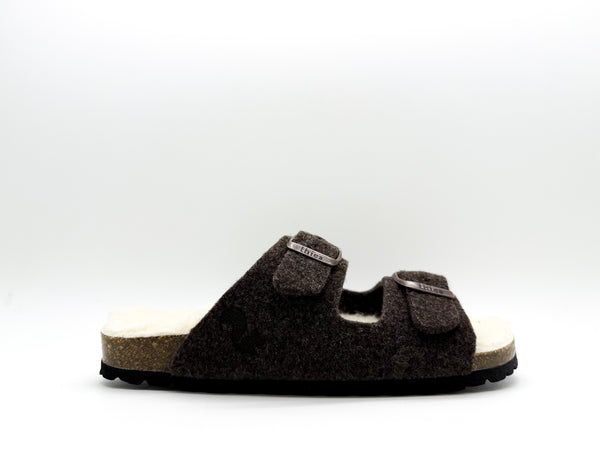 Nat 2 Thies Thies 1856 ® Recycled Wool Sandal Marron