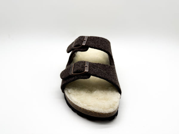 Nat 2 Thies Thies 1856 ® Recycled Wool Sandal Marron