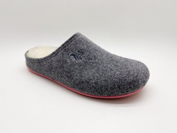 Nat 2 Thies Thies 1856 ® Recycled Wool Slippers Grey Rose