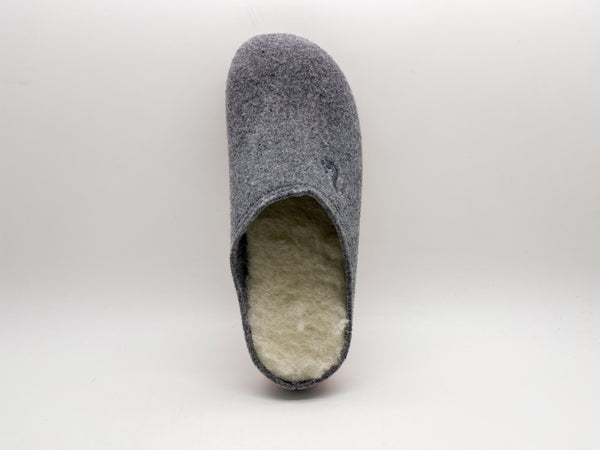 Nat 2 Thies Thies 1856 ® Recycled Wool Slippers Grey Rose
