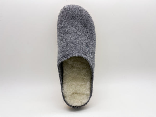 Nat 2 Thies Thies 1856 ® Recycled Wool Slippers Grey Yellow
