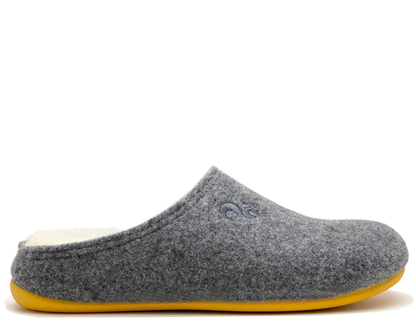nat 2 thies thies 1856 ® Recycled Wool Slippers grey yellow