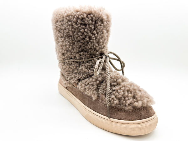 Nat 2 Thies Thies 1856 ® Sheep Lace Boots Elephant Grey