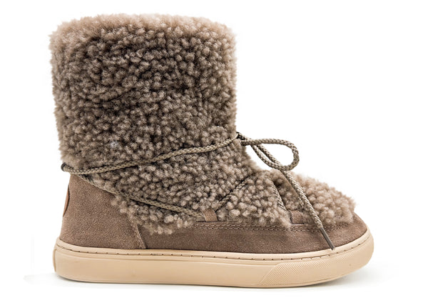 nat 2 thies thies 1856 ® Sheep Lace Boots elephant grey