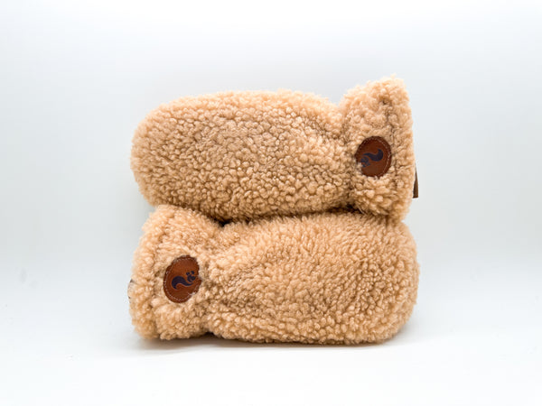 Nat 2 Thies Thies 1856 ® Sheepskin Gloves / Mittens Beige