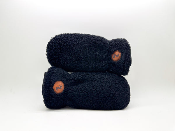 Nat 2 Thies Thies 1856 ® Sheepskin Gloves / Mittens Black