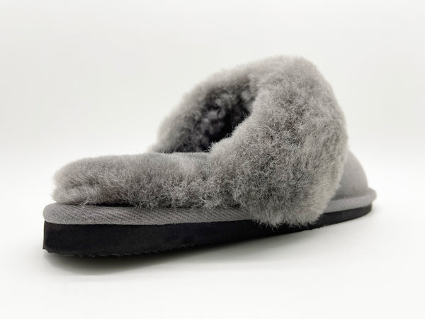 Nat 2 Thies Thies 1856 ® Sheepskin Slipper Dark Grey