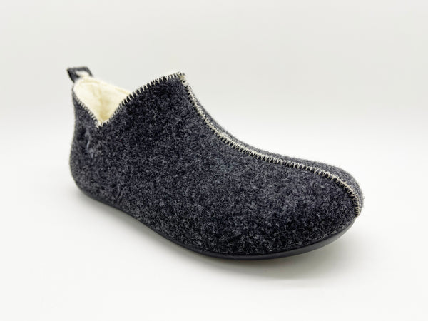 Nat 2 Thies Thies 1856 ® Slipper Boots Anthracite With Eco Wool
