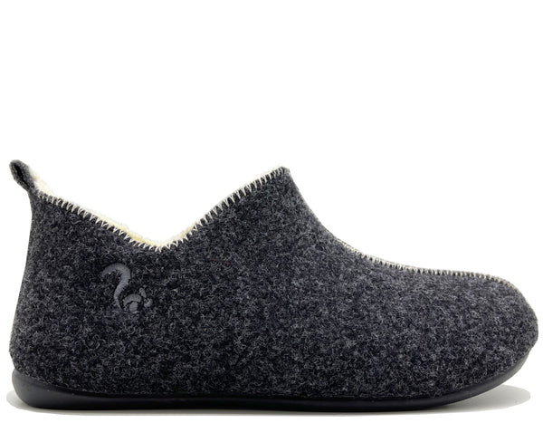 nat 2 thies thies 1856 ® Slipper Boots anthracite with Eco Wool