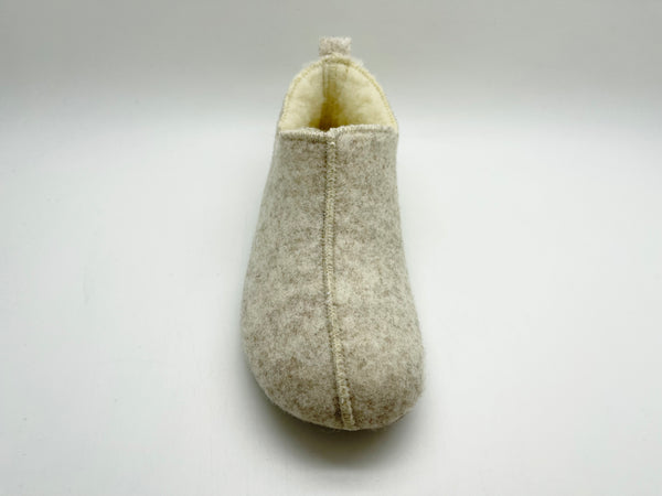 Nat 2 Thies Thies 1856 ® Slipper Boots Beige With Eco Wool