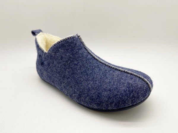 Nat 2 Thies Thies 1856 ® Slipper Boots Dark Navy With Eco Wool