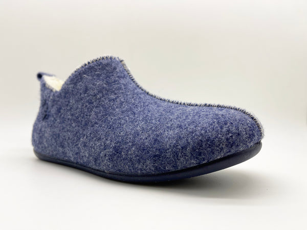Nat 2 Thies Thies 1856 ® Slipper Boots Dark Navy With Eco Wool