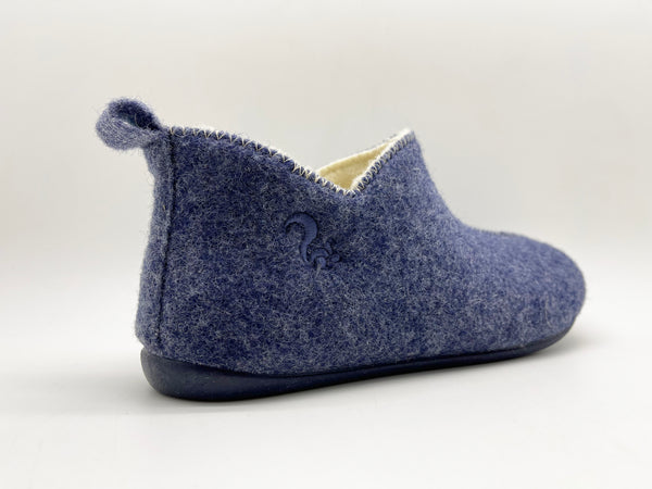 Nat 2 Thies Thies 1856 ® Slipper Boots Dark Navy With Eco Wool
