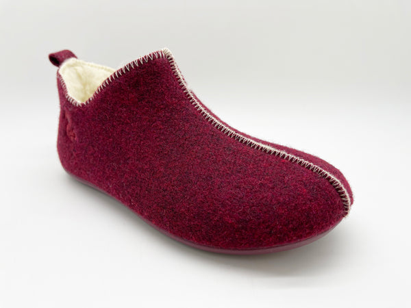Nat 2 Thies Thies 1856 ® Slipper Boots Wine With Eco Wool