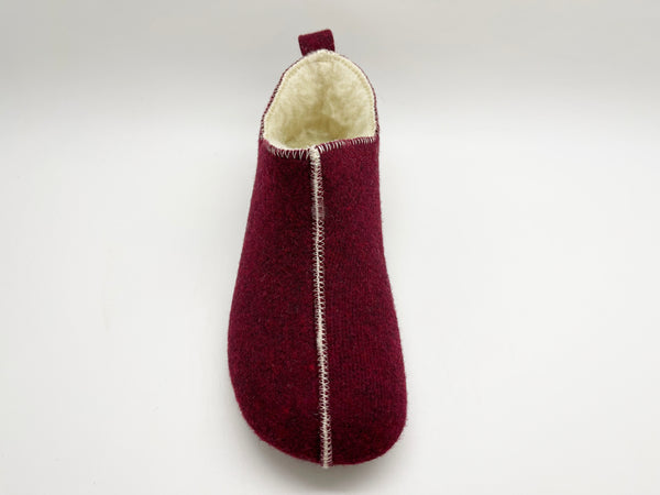Nat 2 Thies Thies 1856 ® Slipper Boots Wine With Eco Wool