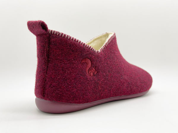Nat 2 Thies Thies 1856 ® Slipper Boots Wine With Eco Wool