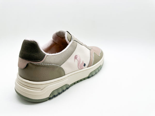Nat 2 Thies Thies ® Eco Cup Sneaker Vegan Khaki Rose