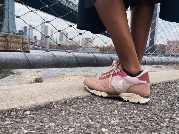 Nat 2 Thies Thies ® Eco Squirrel Runner Algae Cork Vegan Antique Rose