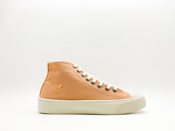 Nat 2 Thies Thies ® Natural Dye Cup Hi Sneaker Vegan Apricot