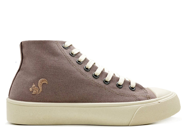 nat 2 thies thies ® Natural Dye Cup Hi Sneaker vegan mulberry