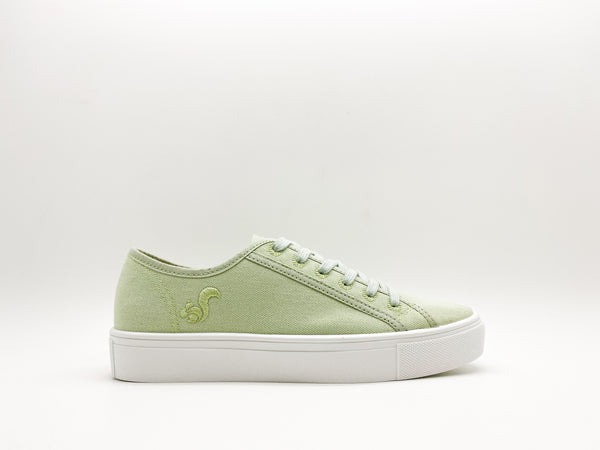 Nat 2 Thies Thies ® Natural Dye Plain Sneaker Vegan Light Green