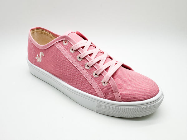 Nat 2 Thies Thies ® Natural Dye Plain Sneaker Vegan Raspberry