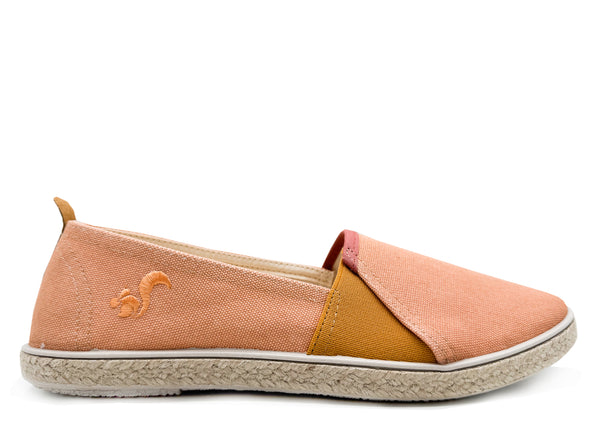 nat 2 thies thies ® Organic Cotton Espadrille vegan apricot