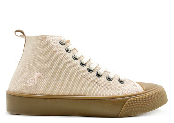 nat 2 thies thies ® Organic Cotton Hi Sneaker vegan light peach