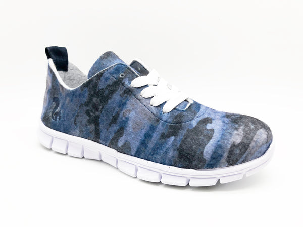 Nat 2 Thies Thies ® PET Sneaker Camo Blue | Vegan Aus Recycelten Flaschen
