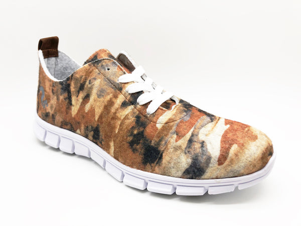 Nat 2 Thies Thies ® PET Sneaker Camo Brown | Vegan Aus Recycelten Flaschen