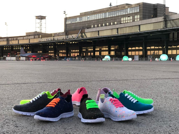 Nat 2 Thies Thies ® PET Sneaker Neon Green | Vegan Aus Recycelten Flaschen