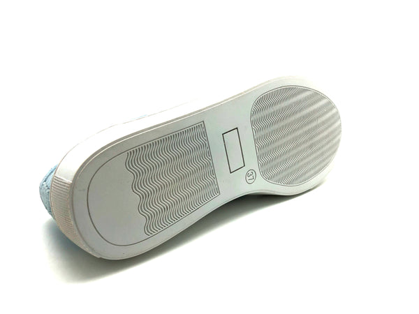 Nat 2 Thies Thies ® Veggie Tanned Sneakers Light Blue Sky