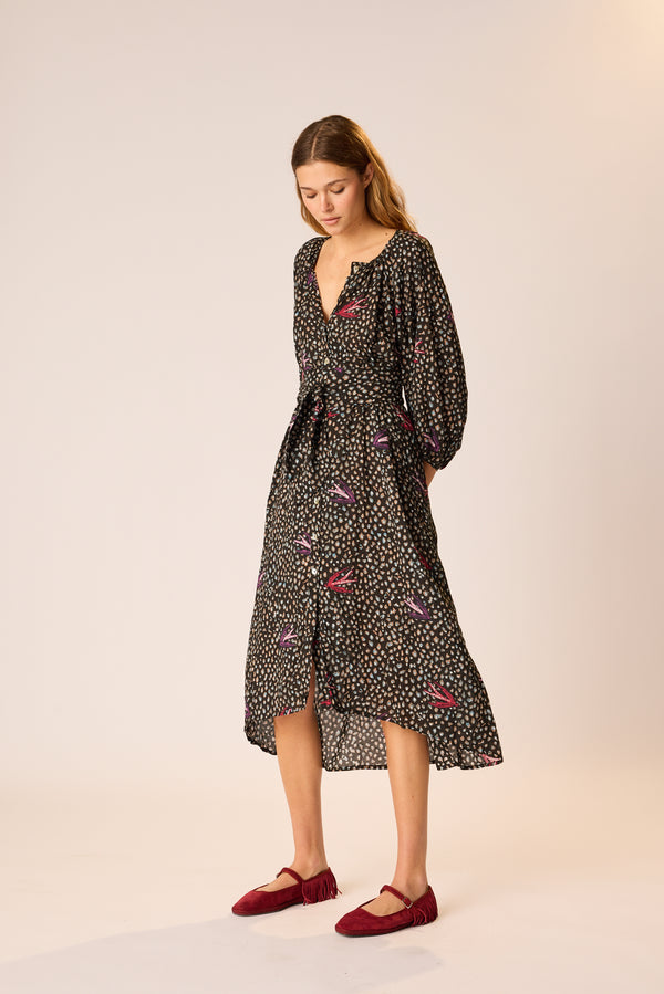 Natalie Martin ALEX MIDI WITH SASH