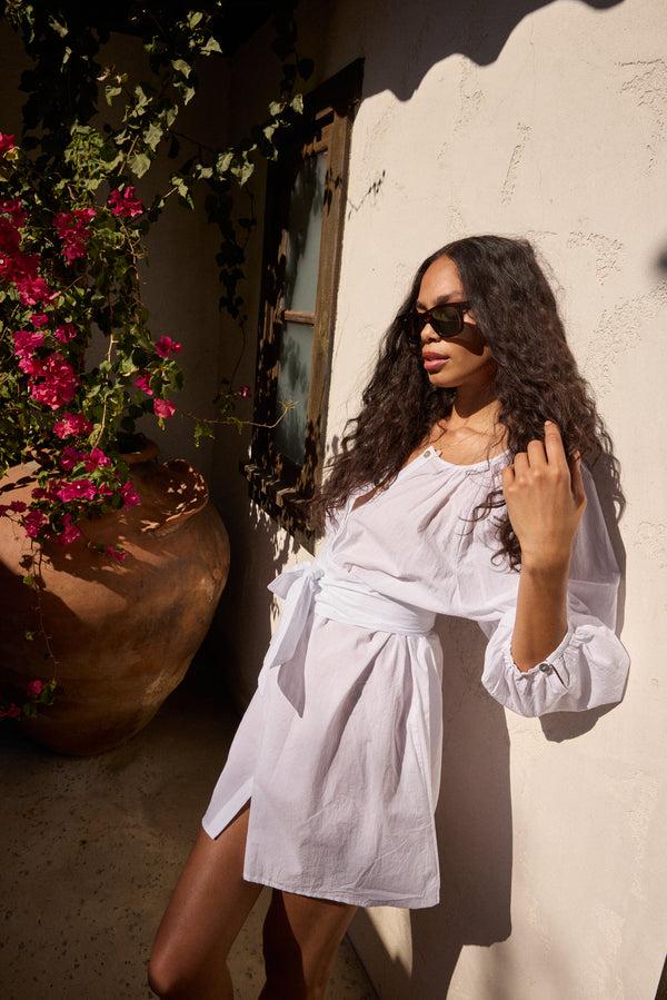 Natalie Martin ALEX SHORT DRESS WITH SASH