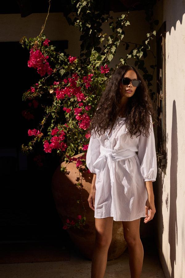 Natalie Martin ALEX SHORT DRESS WITH SASH