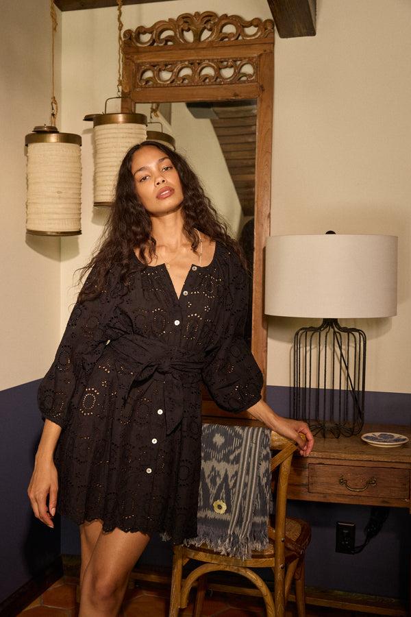 Natalie Martin ALEX SHORT DRESS WITH SASH