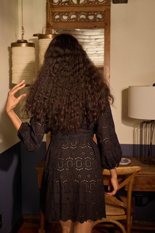 Natalie Martin ALEX SHORT DRESS WITH SASH